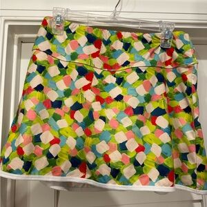 Vibrant Multicolor Mini Skirt